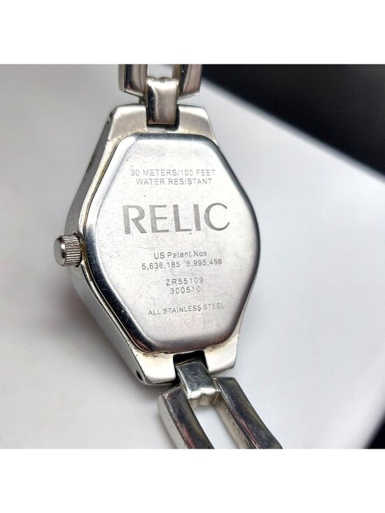 Relic Heart Watch ZR55109 Animated Y2K Stainless Steel Pink Womens New Battery main image 5